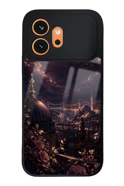 Spoyi Honor 600 Rosewood Bosphorus Night Design Glossy Phone Case