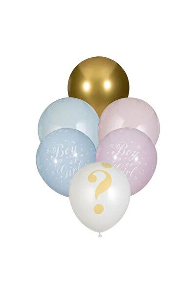 Baloane Vesele Set 10 Baloane Gender Reveal Boy Or Girl BLS180