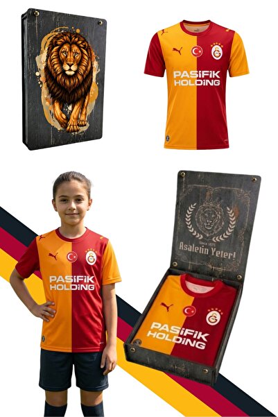 Galatasaray Original Licensed 26/27 Home Game Children's Jersey with Uv Box Gift