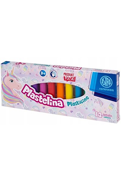 Astra Unicorn din plastilina 12 culori