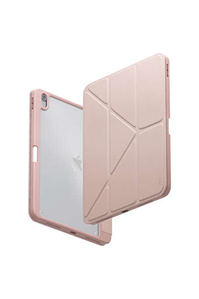 uniq Θήκη tablet Moven για iPad 11 (2025), προστασία τύπου βιβλίου, Ροζ