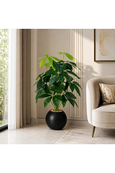 MiLi Modern Artificial Decorative Tree in Black, 65cm