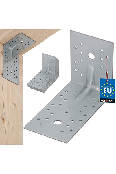 KOTARBAU Conector de construcție din oțel pentru unghiuri, cu modelare în rel...