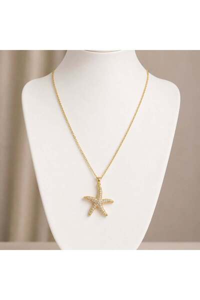 KAYANCLICK Stainless Steel Necklace with Starfish Pendant