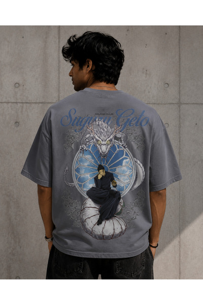 Nulivez Jujutsu Kaisen Suguru Geto Oversize Unisex T-Shirt – Anime Graphic Pr...