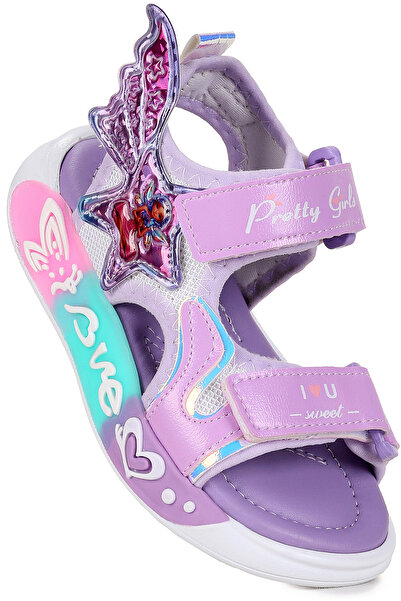 Kiko Kids Lug Velcro Girls' Sandals