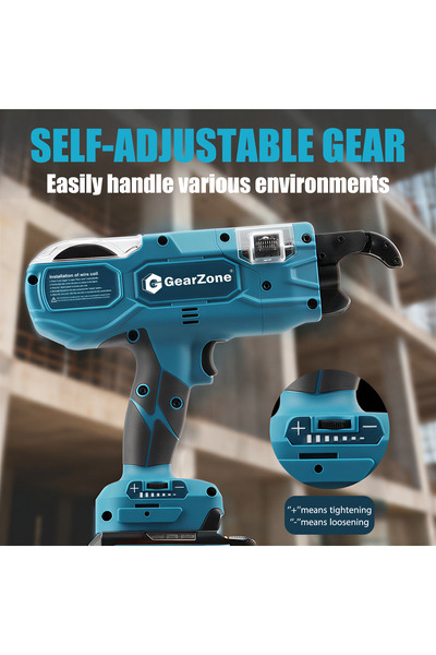 GearZone Automatic Rebar Tie Gun Cordless Rebar Tying Machine Tools for φ0.3"...