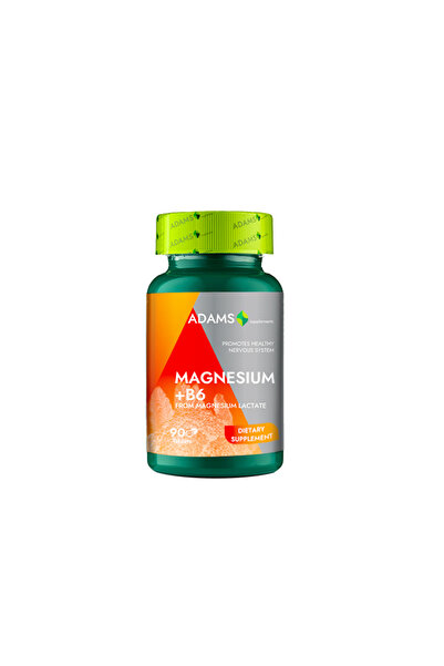 Adams Supplements Magneziu+B6 90tb