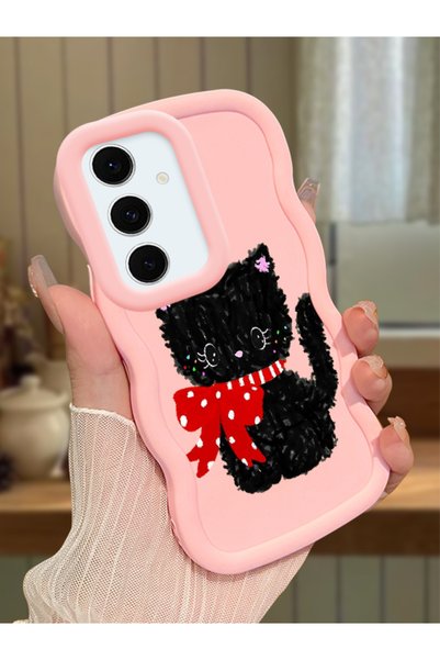 Hontinga Samsung Galaxy S24 Fe Compatible Case Camera Protector Pink Silicone...