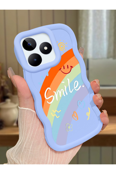 Hontinga حافظة متوافقة مع هاتف Realme Note 50، حافظة حماية للكاميرا من السيلي...