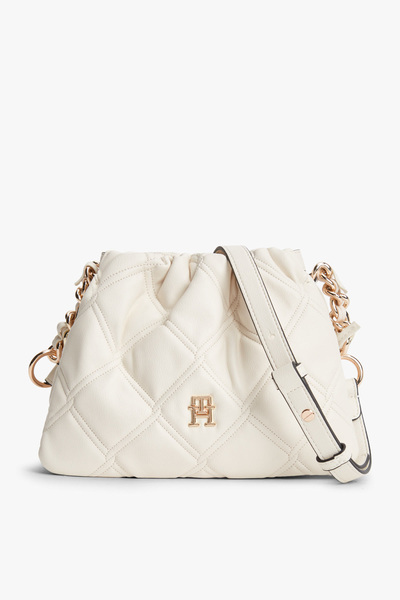 Tommy Hilfiger TH FEMININE MINI CROSSOVER Kadın Bej Çanta - AW0AW18718