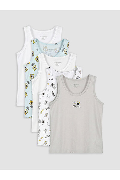 LC Waikiki Peak New Season Printed Boys' Undershirt 5-Pack