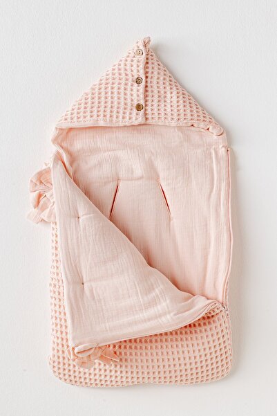andywawa 100% Cotton Pique Carrycot Pink