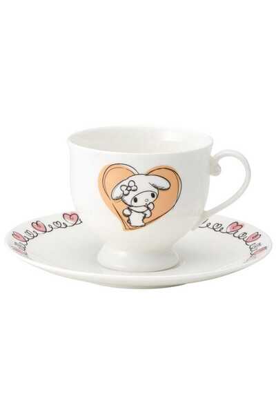 Skater Set cana si farfurie din portelan Bone China My Melody, 240 ml, multic...
