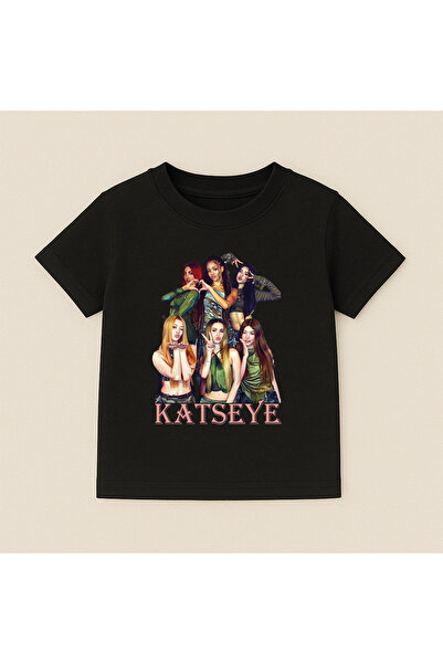 SVART WEAR Katseye Printed Crew Neck Cotton Short Sleeve Kids & Youth T-Shirt