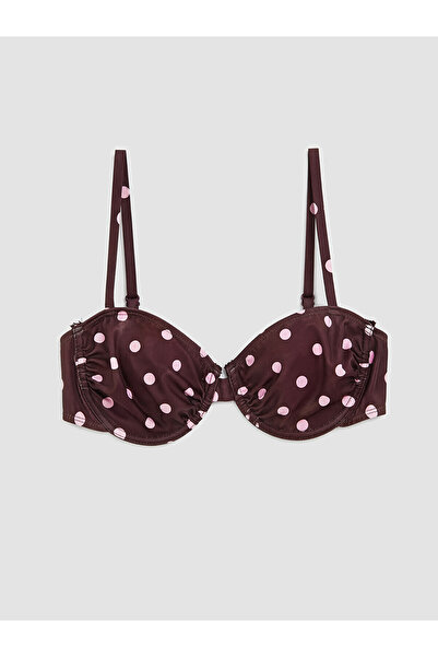 LC Waikiki TexX Store Kalitesi Balenli Dolgusuz Puantiyeli Kadın Bikini Üst