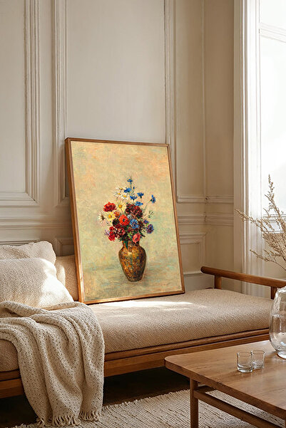 Dekorsiahome One Piece Wooden Framed Painting Tk3957