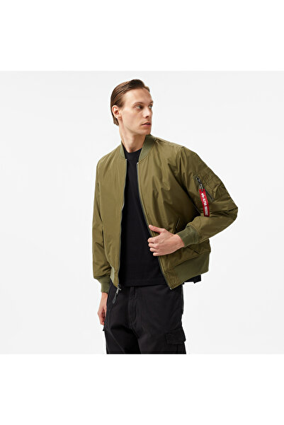 Alpha Industries Reversible Onion Quilted Ma-1 Flight Unisex Yeşil Ceket