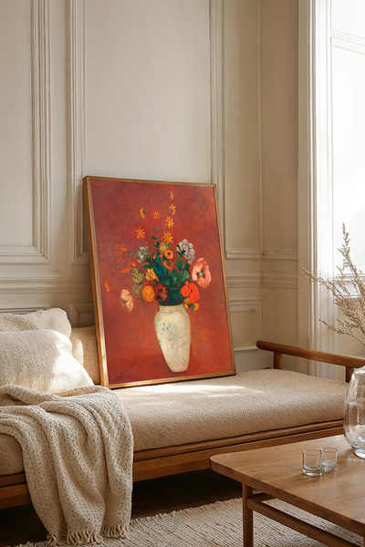 Dekorsiahome لوحة فنية بإطار خشبي من قطعة واحدة TK3945