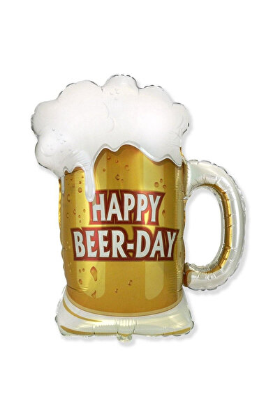 Godan Balon folie Happy Beer Day, balon metalizat in forma de halba de bere, ...