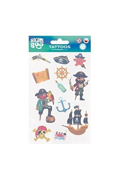 Sticker BOO Tatuaje temporare set 12 modele multicolor