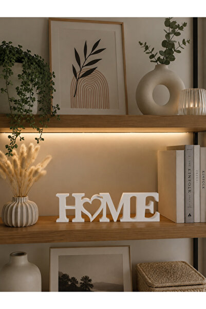 Lunvia Home Modern Home Yazılı Dekor – Ev ve Ofis İçin Şık Masaüstü Aksesuarı