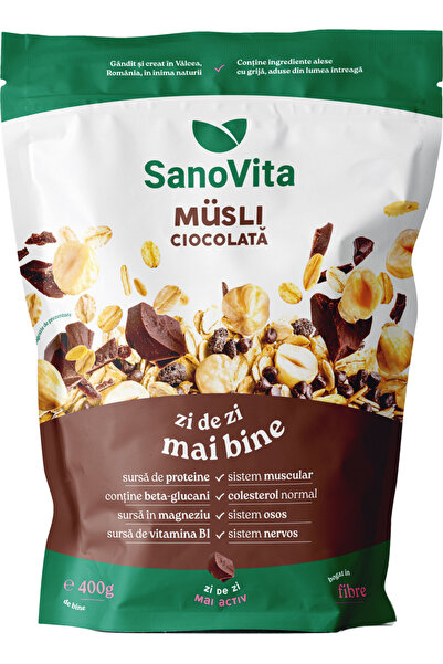 Sano Vita MUESLI CU CIOCOLATĂ 400G