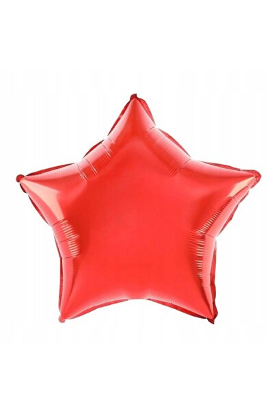 genaja Balon Folie Stea Rosu 18 Inch (45 cm) pentru Petreceri, Aniversări și ...