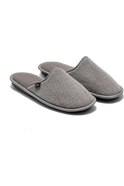Twigy Tw Kanat Dark Gray Men's Home Slippers 41/46