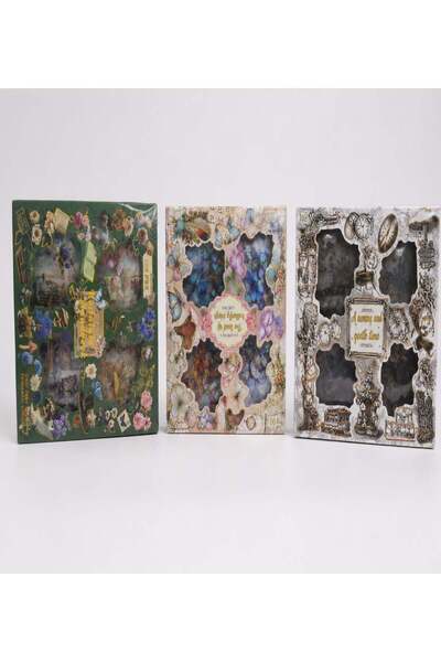 Gift Moda Nostalgic Scrapbook Transparent Sticker Set