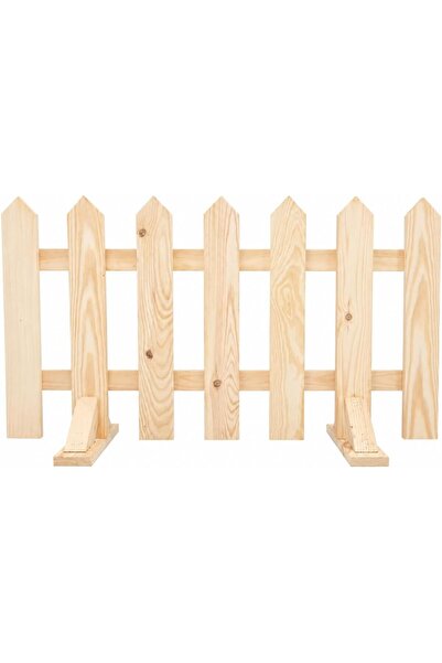 Egardenkart Wooden Picket Fence - 50x100cm | Decorative Garden Fence with Sta...