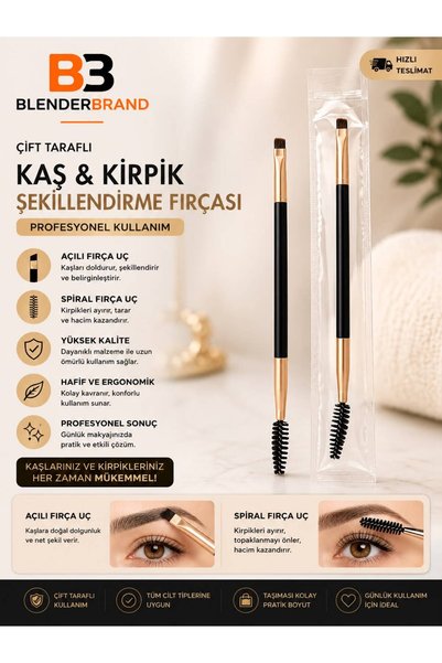 Blender Brand İki Uçlu Kaş Ve Kirpik Fırçası - Brow Brush & Groomer