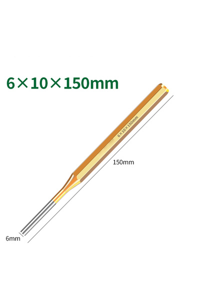 Choice Dimensions4 6mm 1pcs 2/3/4/5/6/8/10mm Brass Punch 150mm Roll Pin Punch...