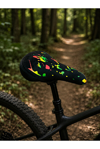 ovela Dirt Jump Bisiklet Selesi Siyah/Rainbow