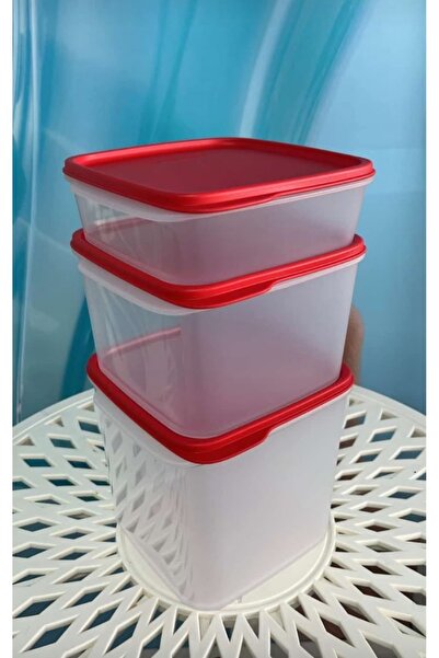 Tupperware Modular 3.9 Lt, 2.5 Lt, and 1.1 Lt Set.