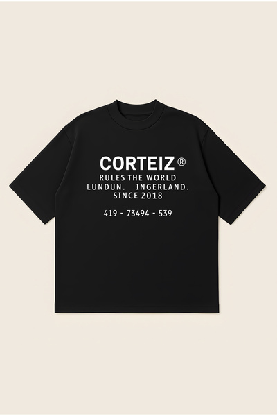 Moon Dancer Corteiz 2018 Printed Oversize Boxy Cut Unisex 100% Cotton Tshirt ...
