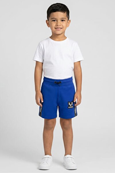 MESSİ Toddlers Boy Sportswear Fit Outdoor Shorts, Blue