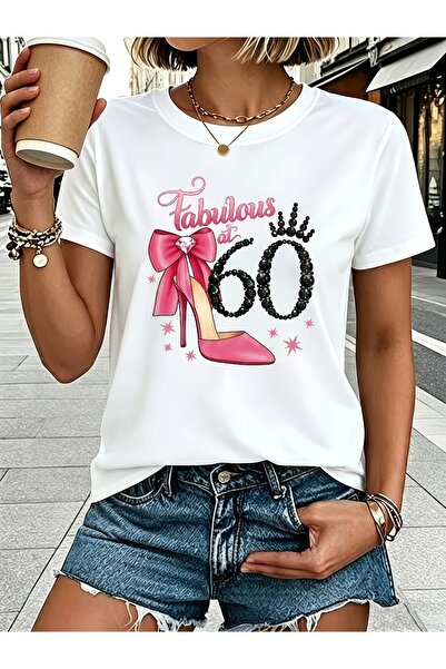 NOURAM أحذية نسائية رائعة بكعب عالٍ بتصميم ملكي، مع طباعة حروف 'fabulous at 6...