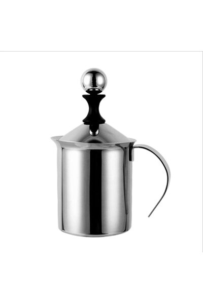 Arabest Beverage Frother,Stainless Steel Double-Layer Mesh,500CC,Manual,with ...