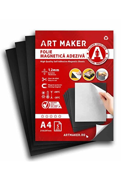 Art Maker Magnetic adhesive foil, 1.2mm, A4, 5 sheets
