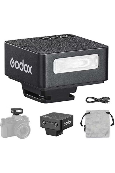 Godox فلاش iM20 ميني للكاميرا مع بطارية 470 مللي أمبير، 440 فلاش بقوة كاملة، ...