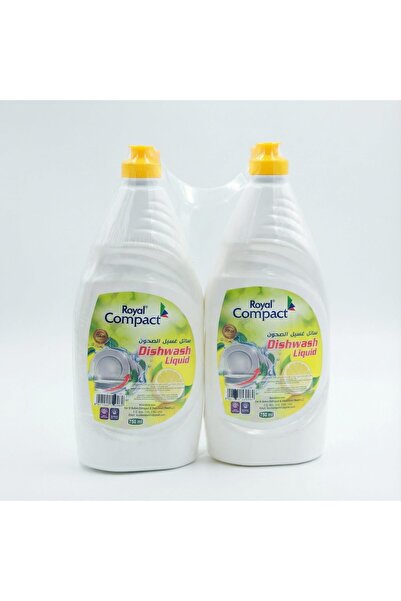 Royal Compact Dishwashing Liquid, Powerful Degreaser, Twin Pack for Home & Co...