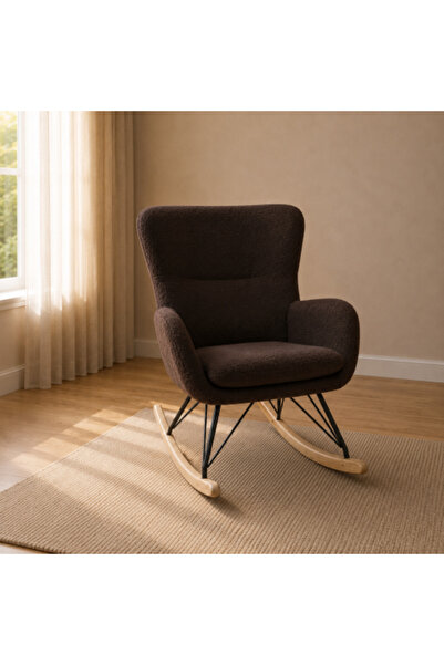 HOMEZ NEED Modern Padded Rocking Chair