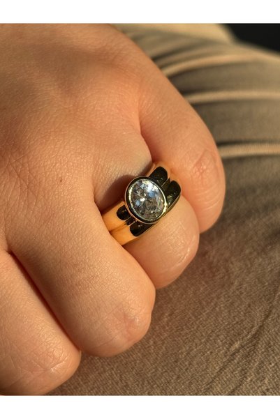 lotusbybuket Zirconium Vintage Model Plated Ring