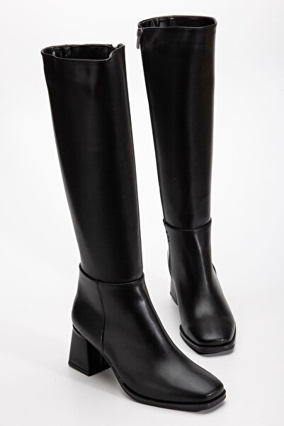 I Love Shoes Lorisen Women's Heeled Boots Black Matte Leather