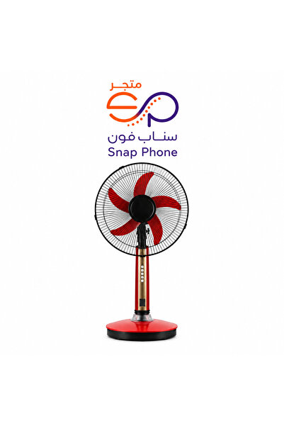 SP 16 Inch Ac Dc Rechargeable Stand Fan 3 Speeds with Led Light Wide Circulat...