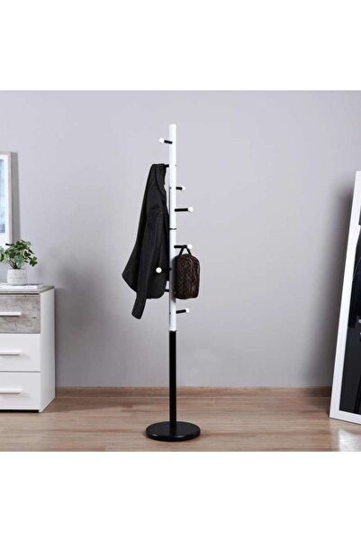 PAN HOME Hythe Tall Hanger 30x30x171cm-Black/White