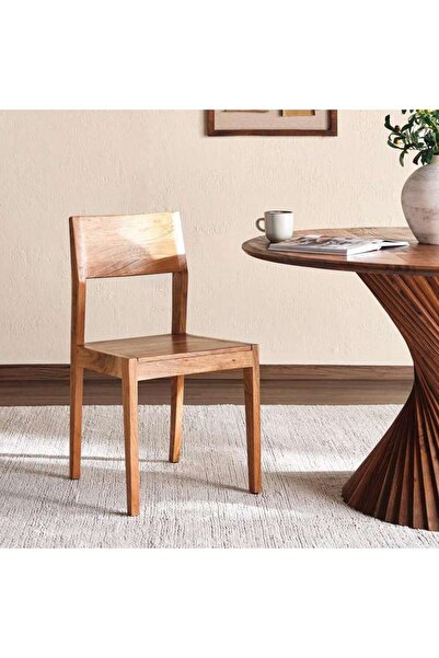 PAN HOME MANTO DINING CHAIR WOOD - NATURAL