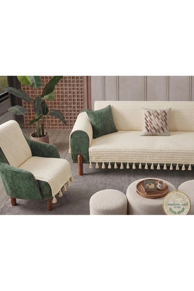 Madame Asel Home KOLTUK ÖRTÜSÜ KOLTUK ŞALI