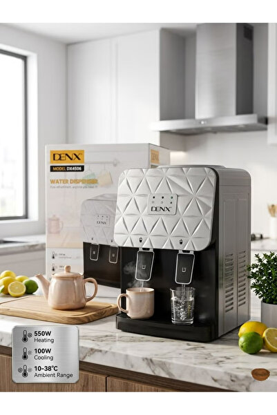 Primo Plus DX4506 Countertop Water Dispenser – Hot & Cold Water Cooler with D...